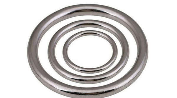 Anel soldado de aço inoxidável 304 Anel O-ring Anel de elevação Anel de aço sem costura sólido Anel de conexão Anel de aço