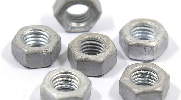 Produção de porcas hexagonais galvanizadas por imersão a quente de 8,8 graus porcas galvanizadas por imersão a quente 3/4 1/4-20